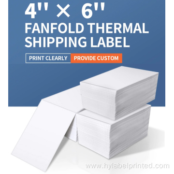 4x6 Fanfold Label Fanfold Shipping Labels